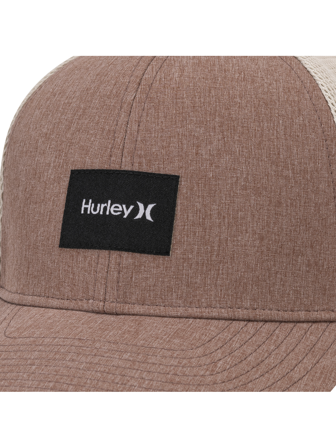 Warner Adjustable Trucker Hat in Medium Brown