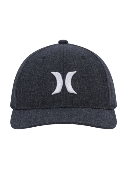Icon Heather Stretch Fit Hat in Navy