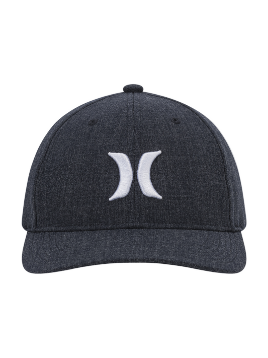 Icon Heather Stretch Fit Hat in Navy