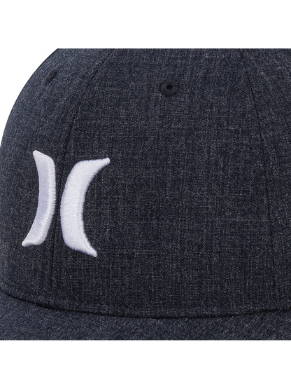Icon Heather Stretch Fit Hat in Navy