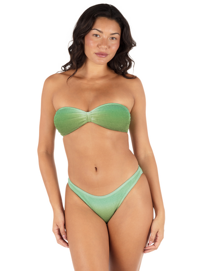 Ombre Scrunch Moderate Bottom in Kelp Ombre