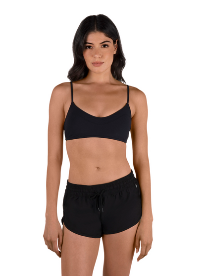 Phantom Solid 2.5" Boardshort in Black