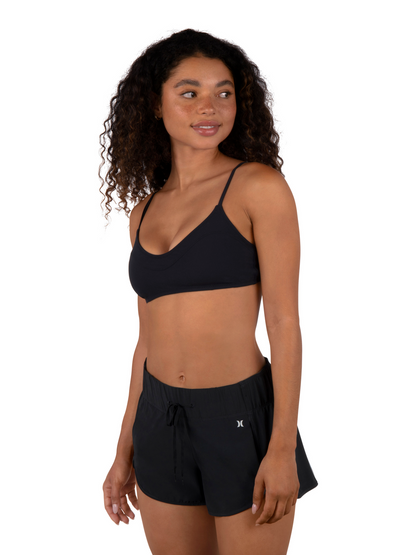 Aquas Solid 2.5" Boardshorts in Black