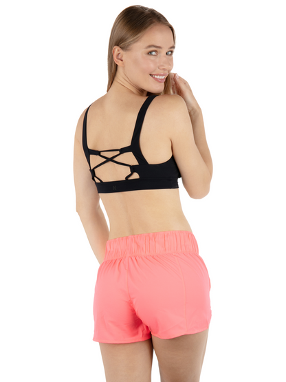 Aquas Solid 2.5" Boardshort in Confetti Pink