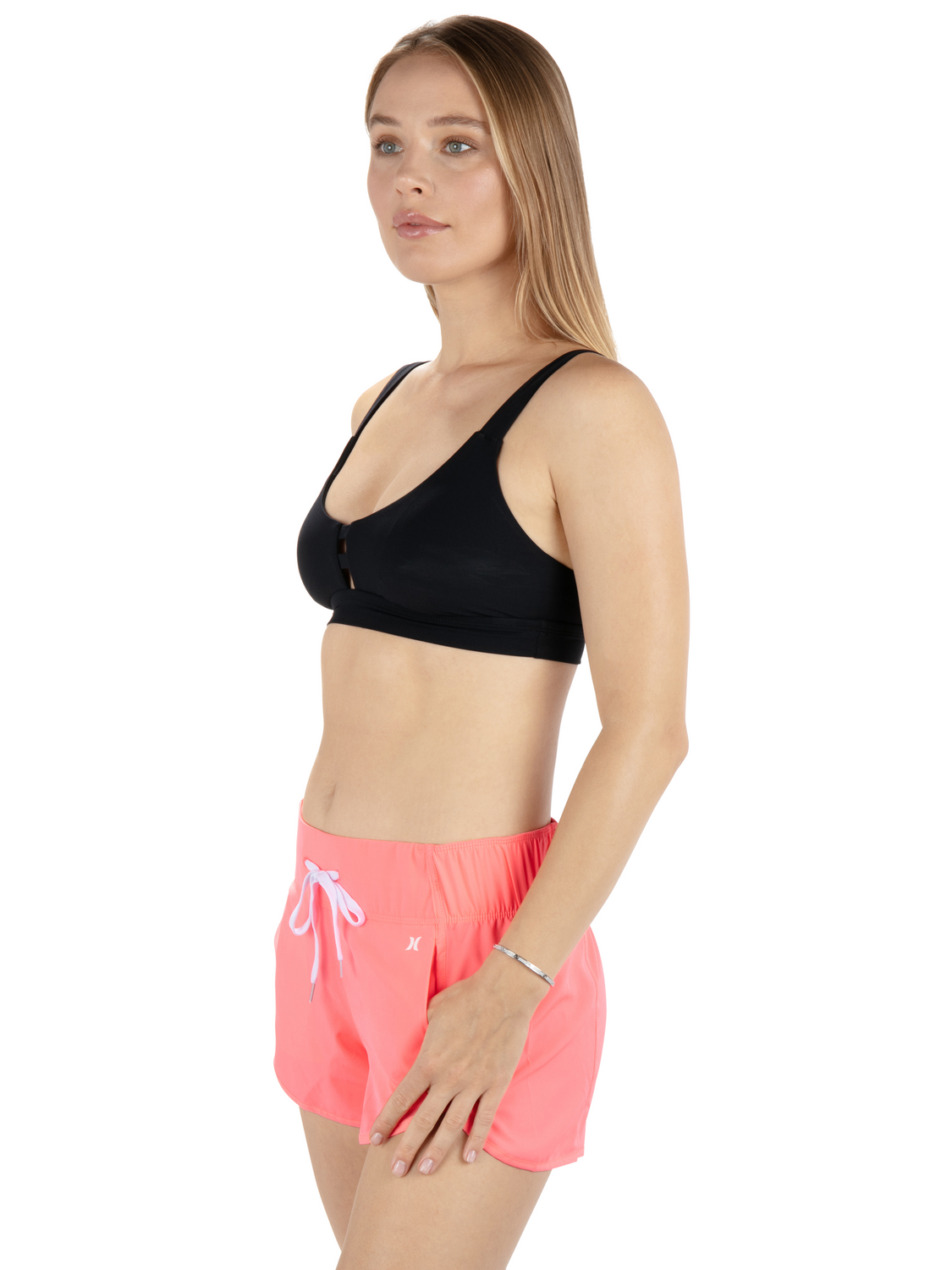 Aquas Solid 2.5" Boardshort in Confetti Pink