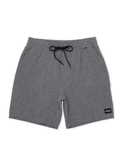 Phantom Flow Volley Walkshort 18" in Black Heather