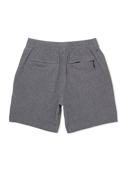 Phantom Flow Volley Walkshort 18" in Black Heather