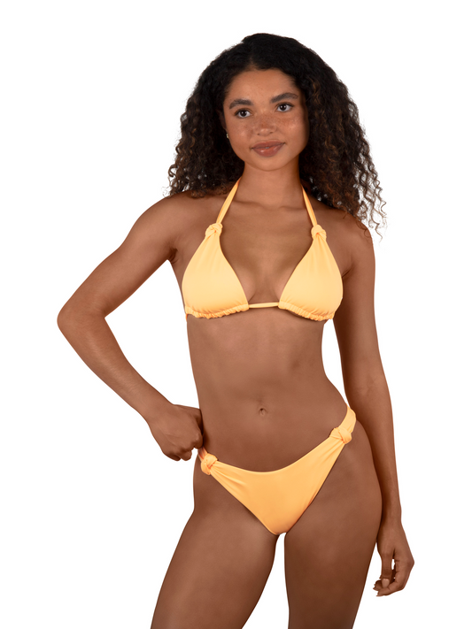 Solid Knot Triangle Top in Melon