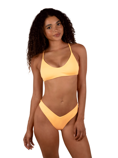 Solid Crossback Top in Melon