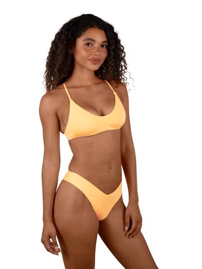 Solid Crossback Top in Melon