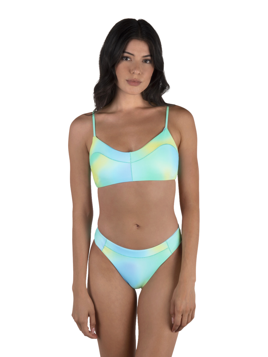 Sunset Ombre Max Cheeky Bottom in Limeaide