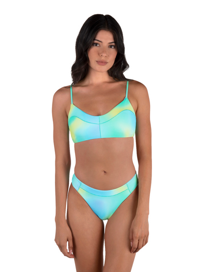 Sunset Ombre Max Cheeky Bottom in Limeaide