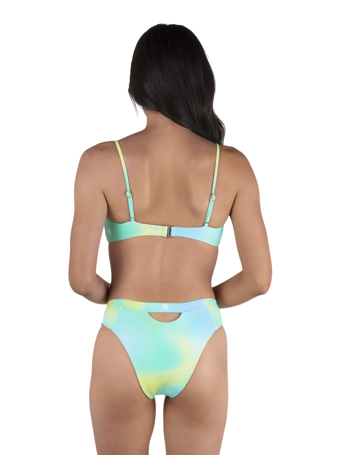 Sunset Ombre Max Solid Bralette in Limeaide