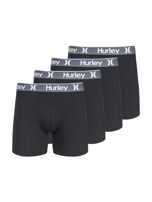 Boxer Brief Underwear (4 Pack) in Black
