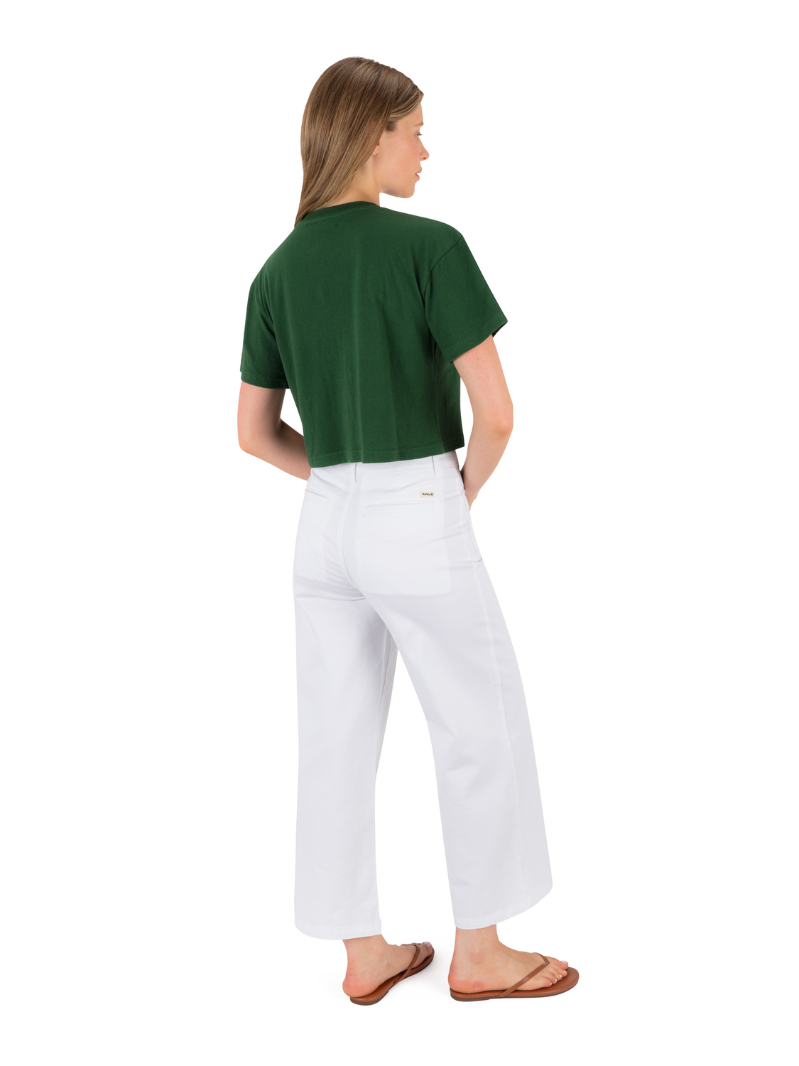 Wild And Free Boxy Crop Tee in EDEN