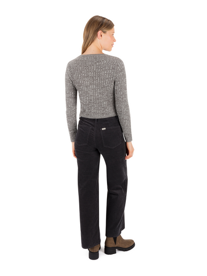 Day Trip Cardigan in CHARCOAL HEATHER