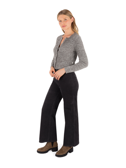 Day Trip Cardigan in CHARCOAL HEATHER