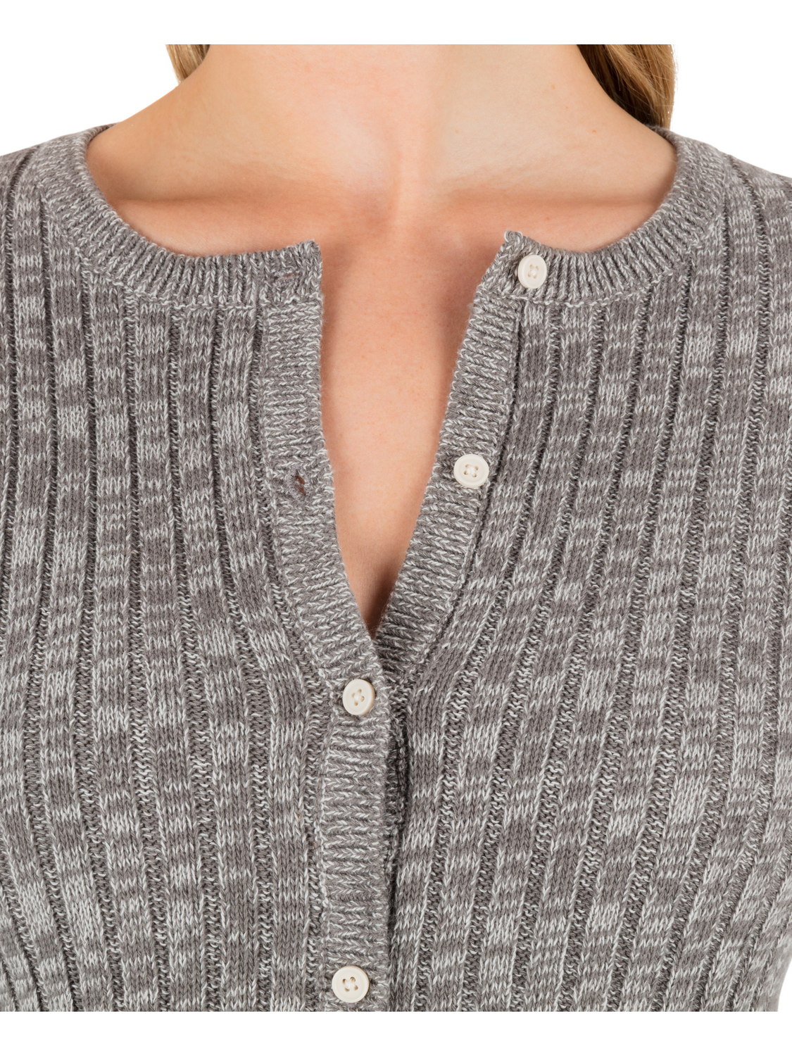 Day Trip Cardigan in CHARCOAL HEATHER