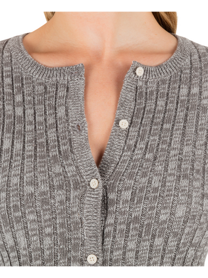 Day Trip Cardigan in CHARCOAL HEATHER