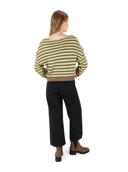 Campfire Sweater in KALE