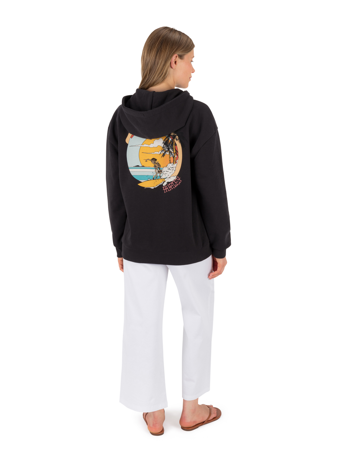 Forever Oversized Hoodie in OFF BLACK