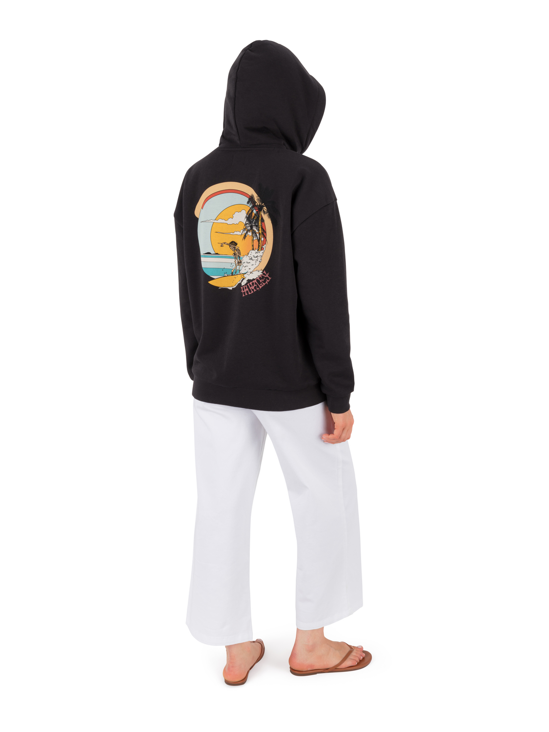Forever Oversized Hoodie in OFF BLACK