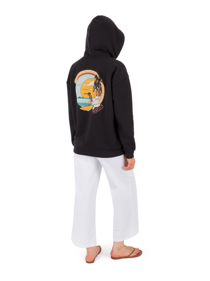 Forever Oversized Hoodie in OFF BLACK