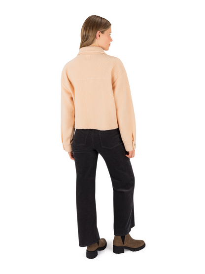Pit Stop Polar Fleece Jacket in SANDY