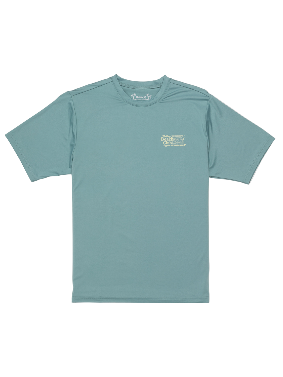 Hybrid UPF Short Sleeve Rashguard in KHAKI GREEN