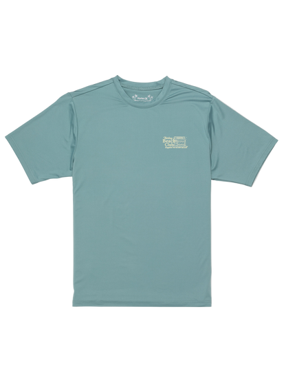 Hybrid UPF Short Sleeve Rashguard in KHAKI GREEN