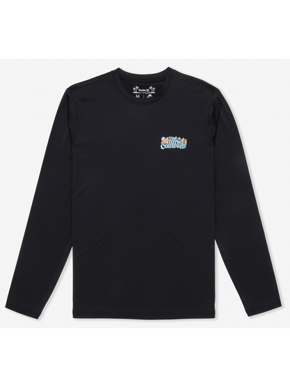 Hybrid UPF Long Sleeve in BLACK