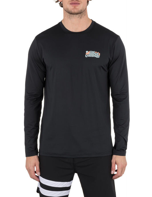 Hybrid UPF Long Sleeve in BLACK