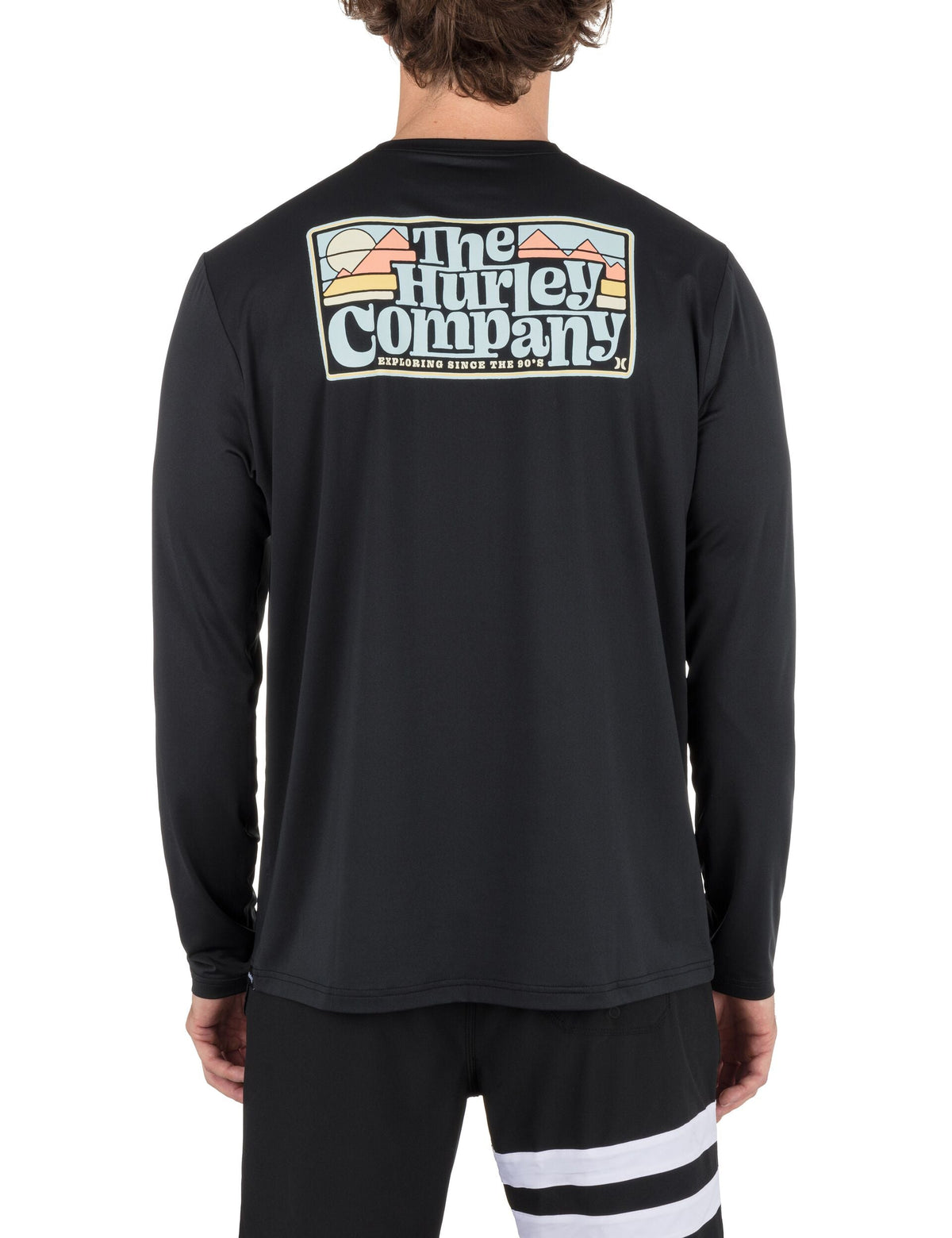 Hybrid UPF Long Sleeve in BLACK