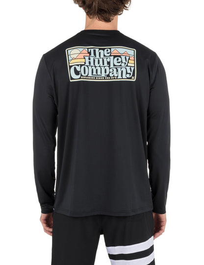 Hybrid UPF Long Sleeve in BLACK