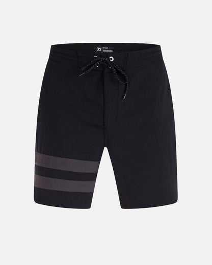 Phantom+ Block Party Renegade Boardshorts 18" in Black