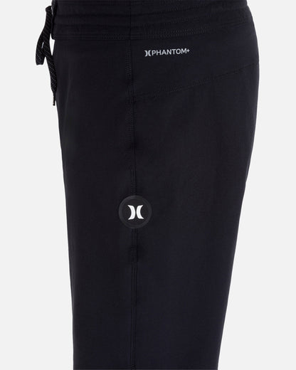 Phantom+ Block Party Renegade Boardshorts 18" in Black