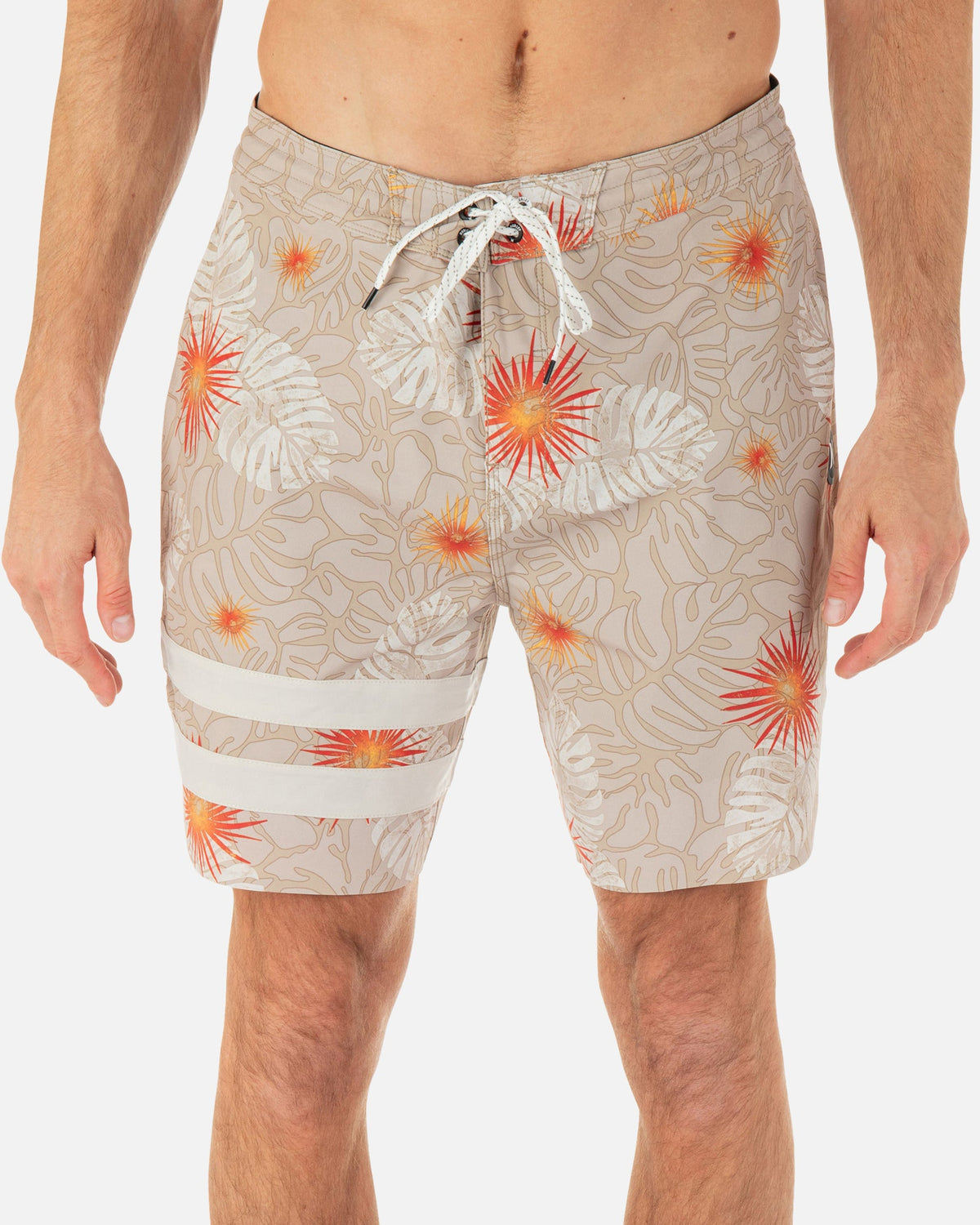 Phantom Block Party Renegade Boardshort 18" in Khaki