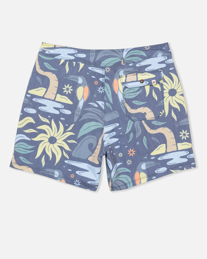 Phantom Naturals Sessions Boardshort 16" in Submarine