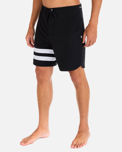 Block Party Boardshort 18" in Black