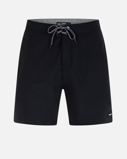 Phantom-Eco One And Only Solid 18" Boardshort in Black