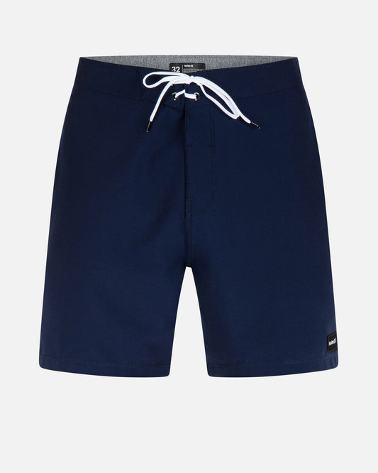 PHANTOM-ECO ONE AND ONLY SOLID 18" BOARDSHORT in Obsidian