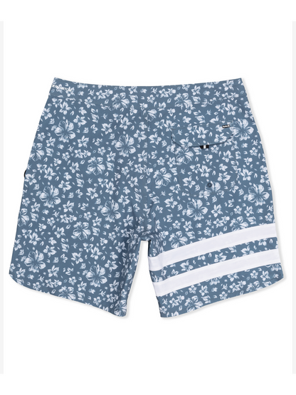 Phantom Eco Block Party 18" Boardshort in Grey Teal
