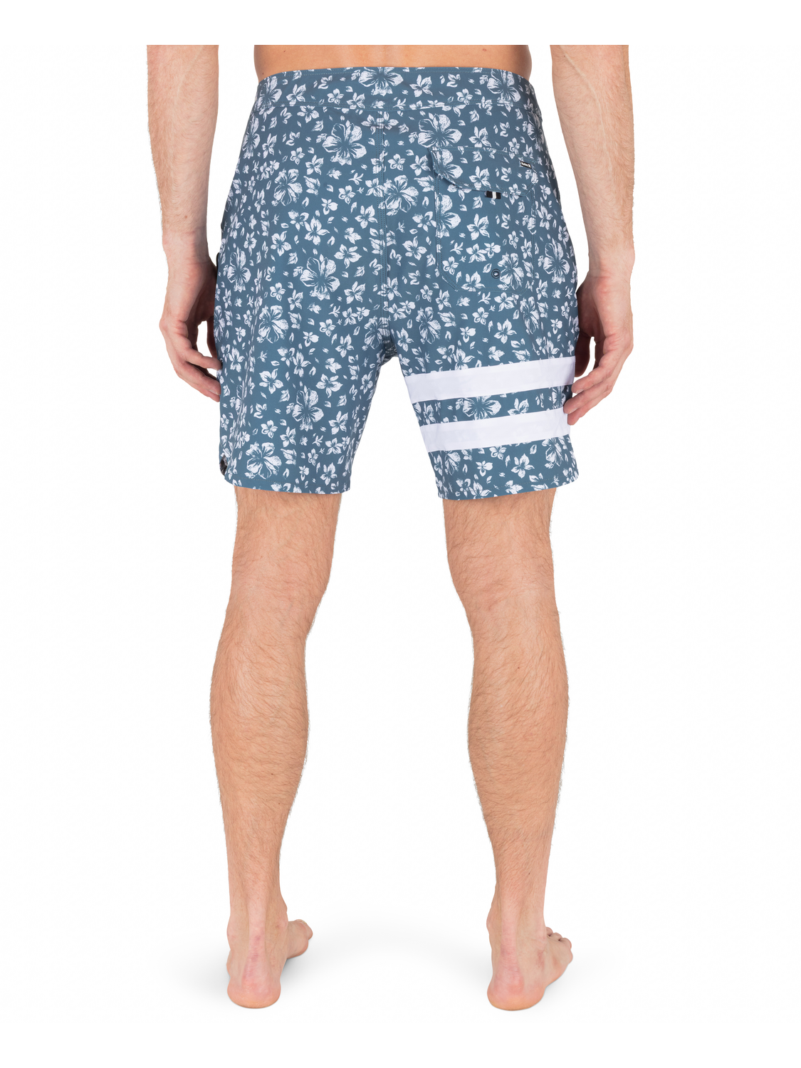 Phantom Eco Block Party 18" Boardshort in Grey Teal