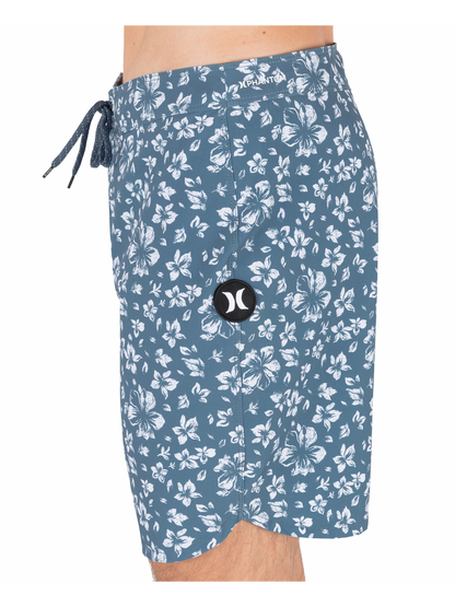 Phantom Eco Block Party 18" Boardshort in Grey Teal