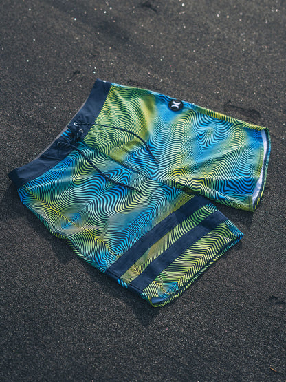 Phantom Eco Block Party Boardshort 18" in Armored Navy