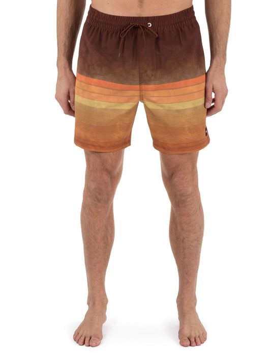 Cannonball Volley Boardshort 17" in MEDIUM ROAST