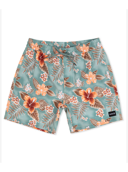 Cannonball Volley 17" Boardshort in Cilantro