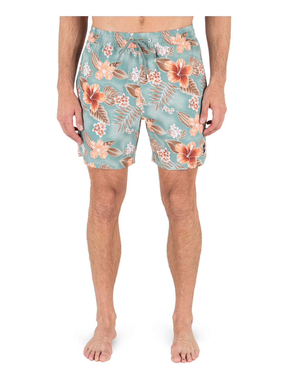 Cannonball Volley 17" Boardshort in Cilantro