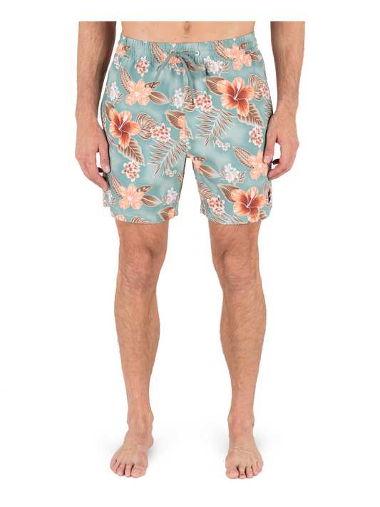 Cannonball Volley 17" Boardshort in Cilantro