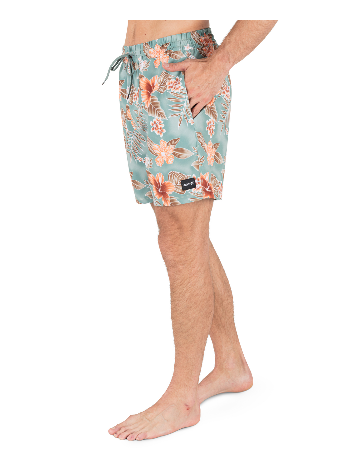 Cannonball Volley 17" Boardshort in Cilantro